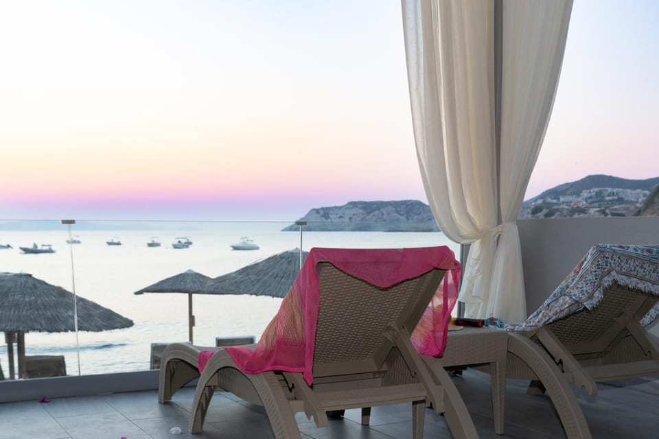 Beach, Sea view, sunbed