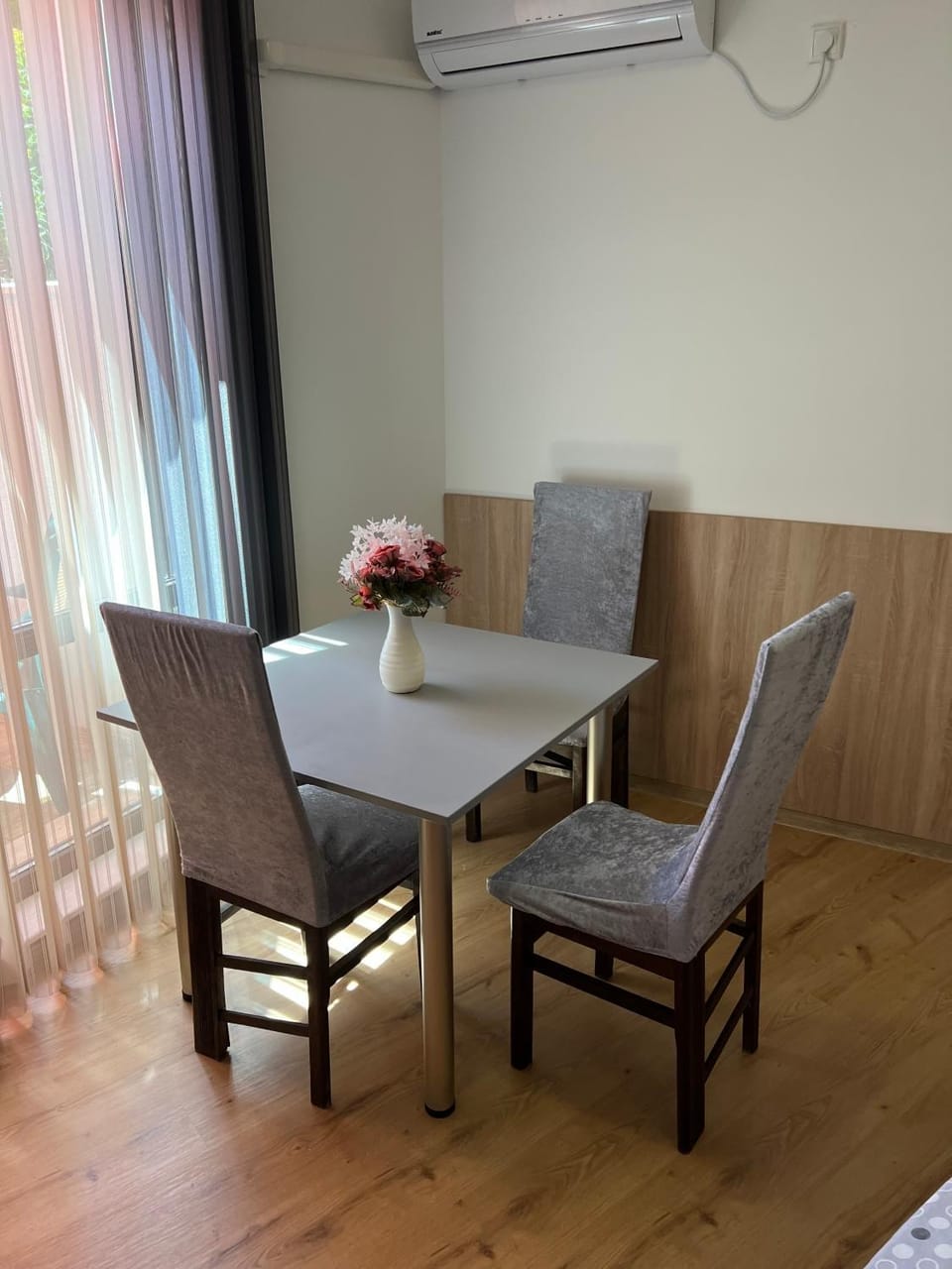 Living room, Dining area, air conditioner