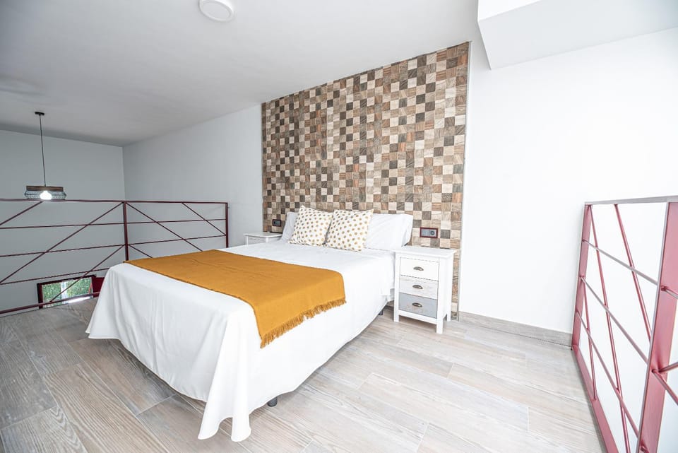 Property building, Living room, Bedroom