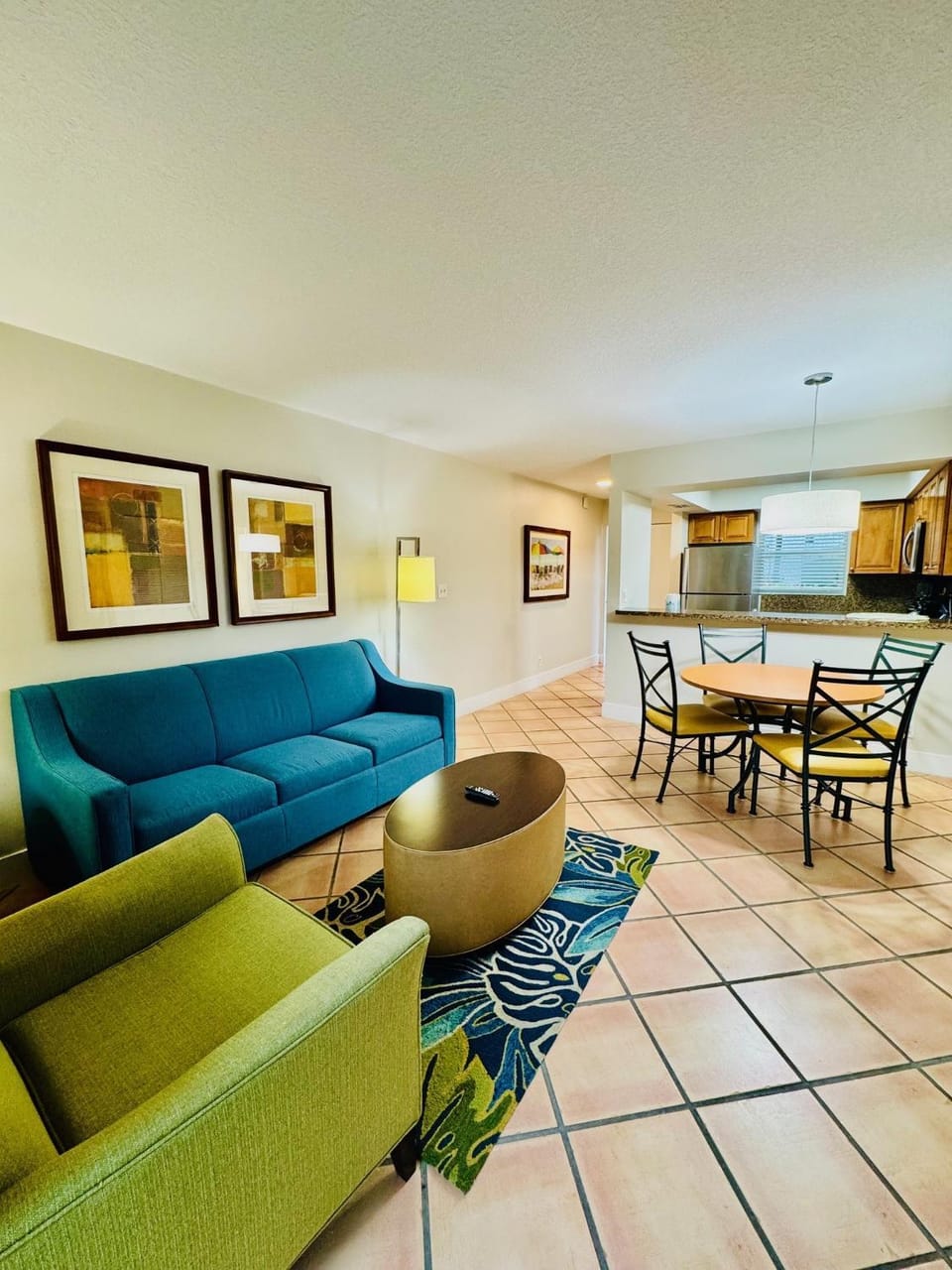 Living room, Dining area