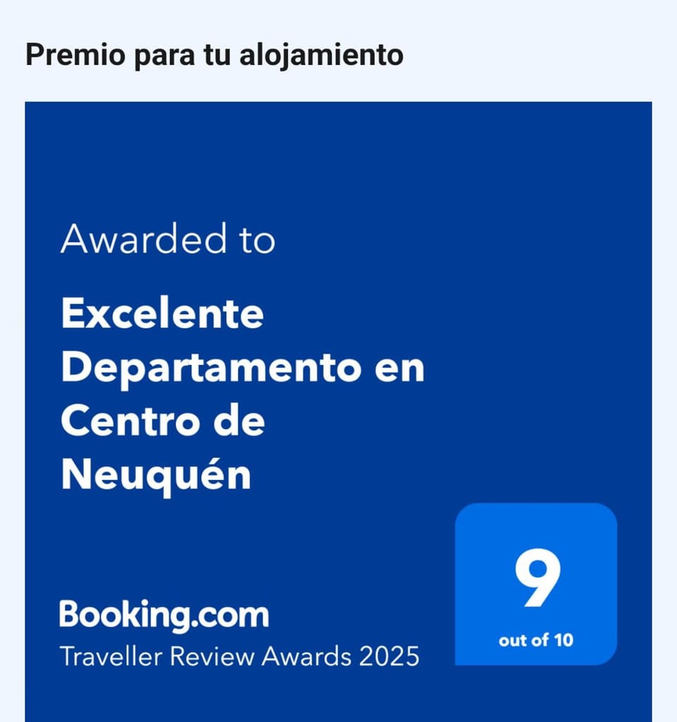 Excelente Departamento en Centro de Neuquén Apartment in Neuquen