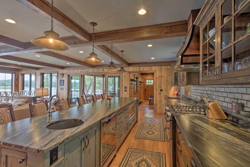 Waterfront Star Lake Cabin, Boat Dock On-Site Cabin in Wisconsin