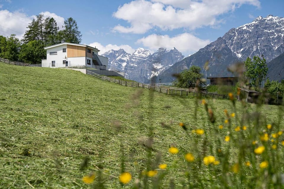 Property building, Spring, Natural landscape, Mountain view