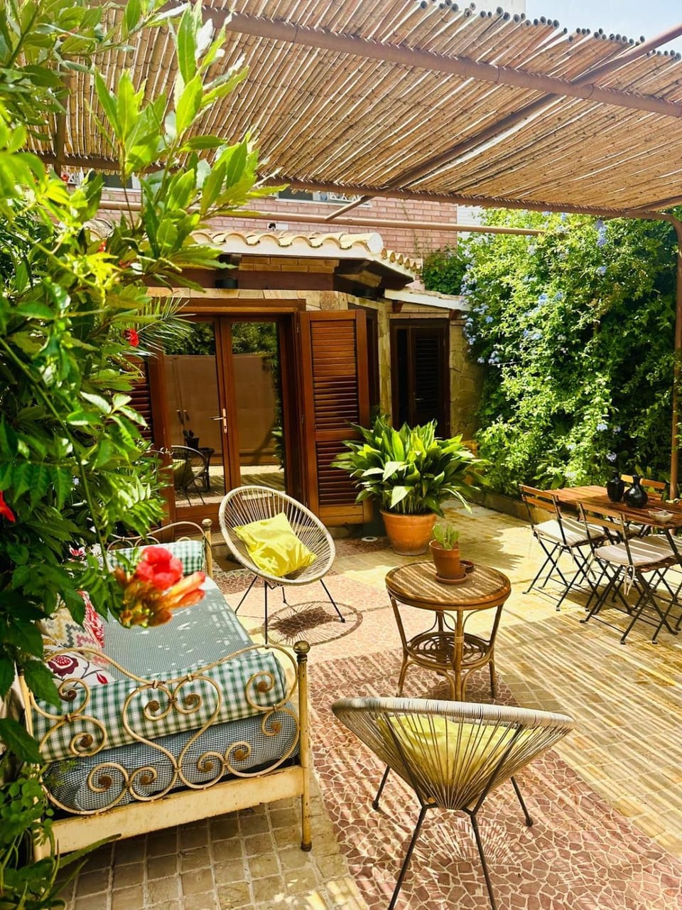Patio, Garden, Garden view