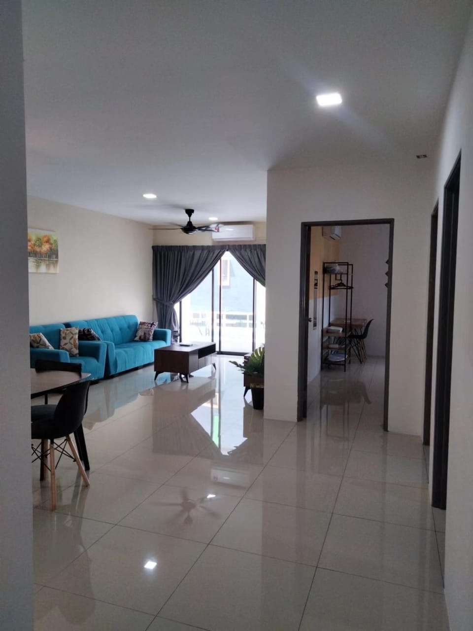 Living room, air conditioner
