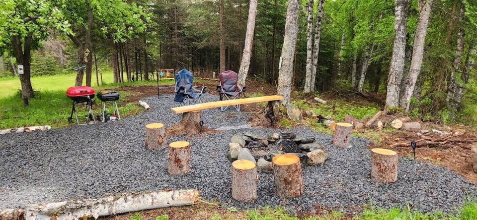 Spring, Natural landscape, BBQ facilities