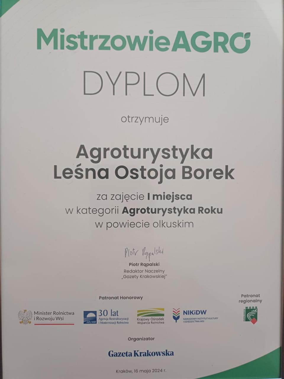 Agroturystyka Leśna Ostoja Borek Apartment in Lesser Poland Voivodeship