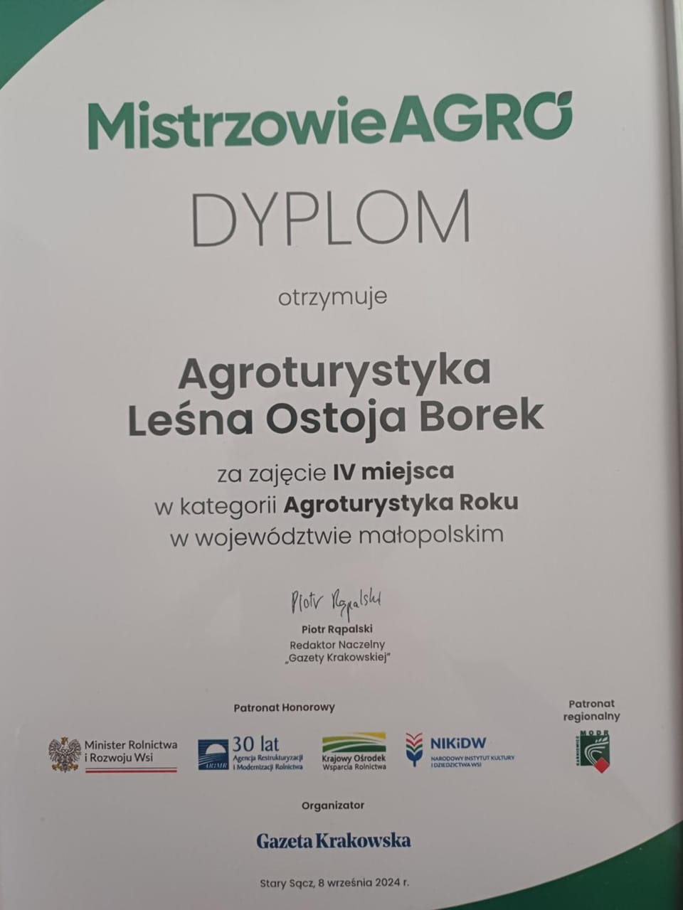 Agroturystyka Leśna Ostoja Borek Apartment in Lesser Poland Voivodeship