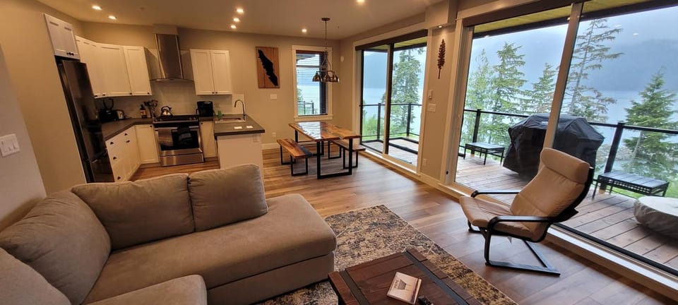 Living room, Dining area, Sea view, kitchen