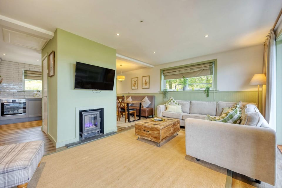 New Build Lodge With Stunning Views of Loch Awe House in Scotland