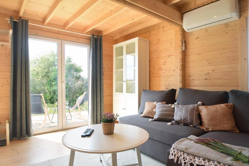 Living room, air conditioner