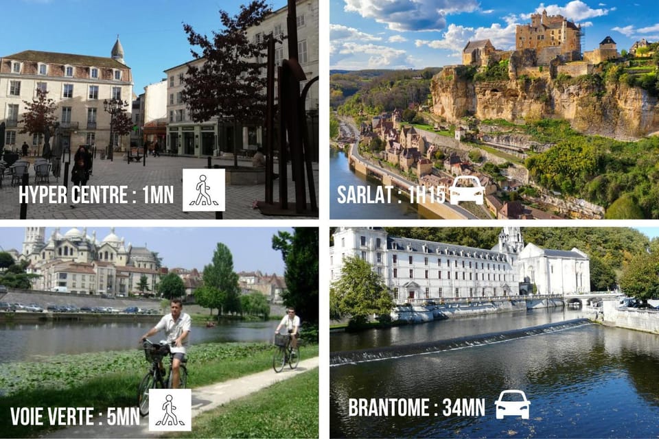 LE CLOS CHASSAING N4 -Wifi - Centre ville-PROPERTY RENTAL NM Apartment in Nouvelle-Aquitaine
