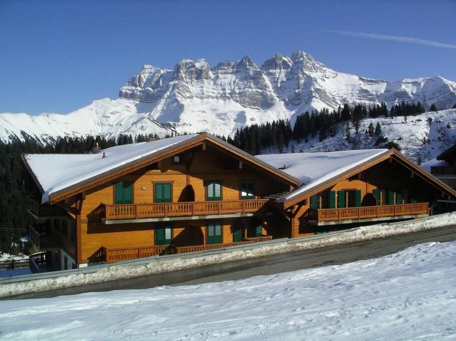 Property building, Neighbourhood, Winter