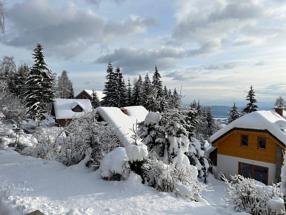 Day, Natural landscape, Winter, Mountain view