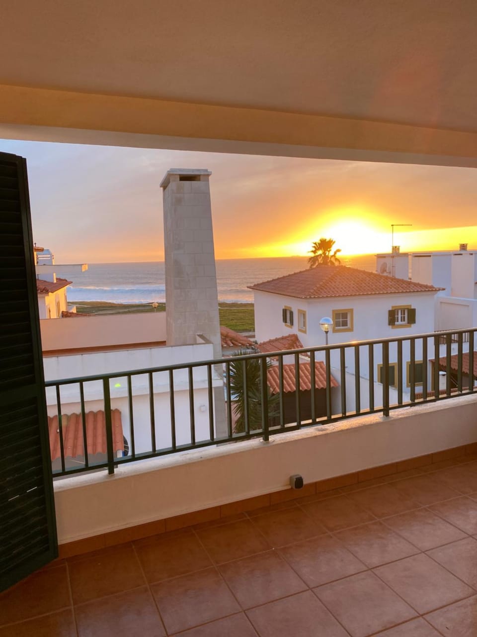 Natural landscape, View (from property/room), Balcony/Terrace, Sea view, Sunset