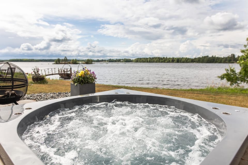 River view, Open Air Bath
