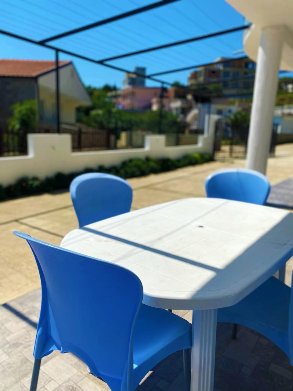 Property building, Patio, Day