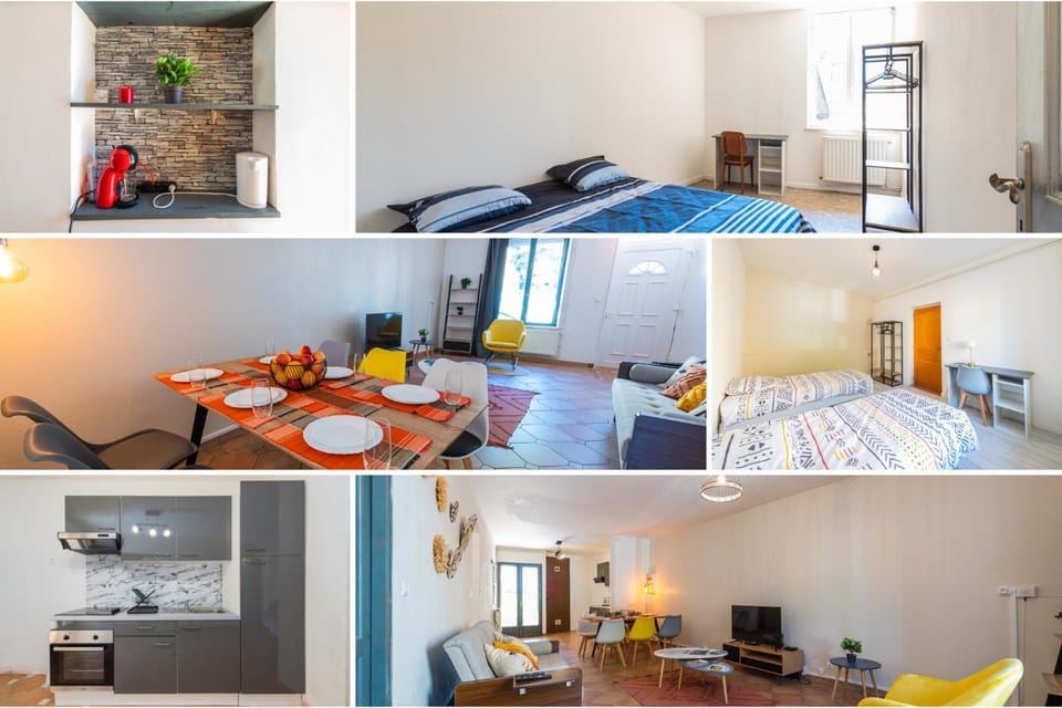 Bed, TV and multimedia, Kitchen or kitchenette, Living room, Photo of the whole room, Seating area, Dining area, Bedroom