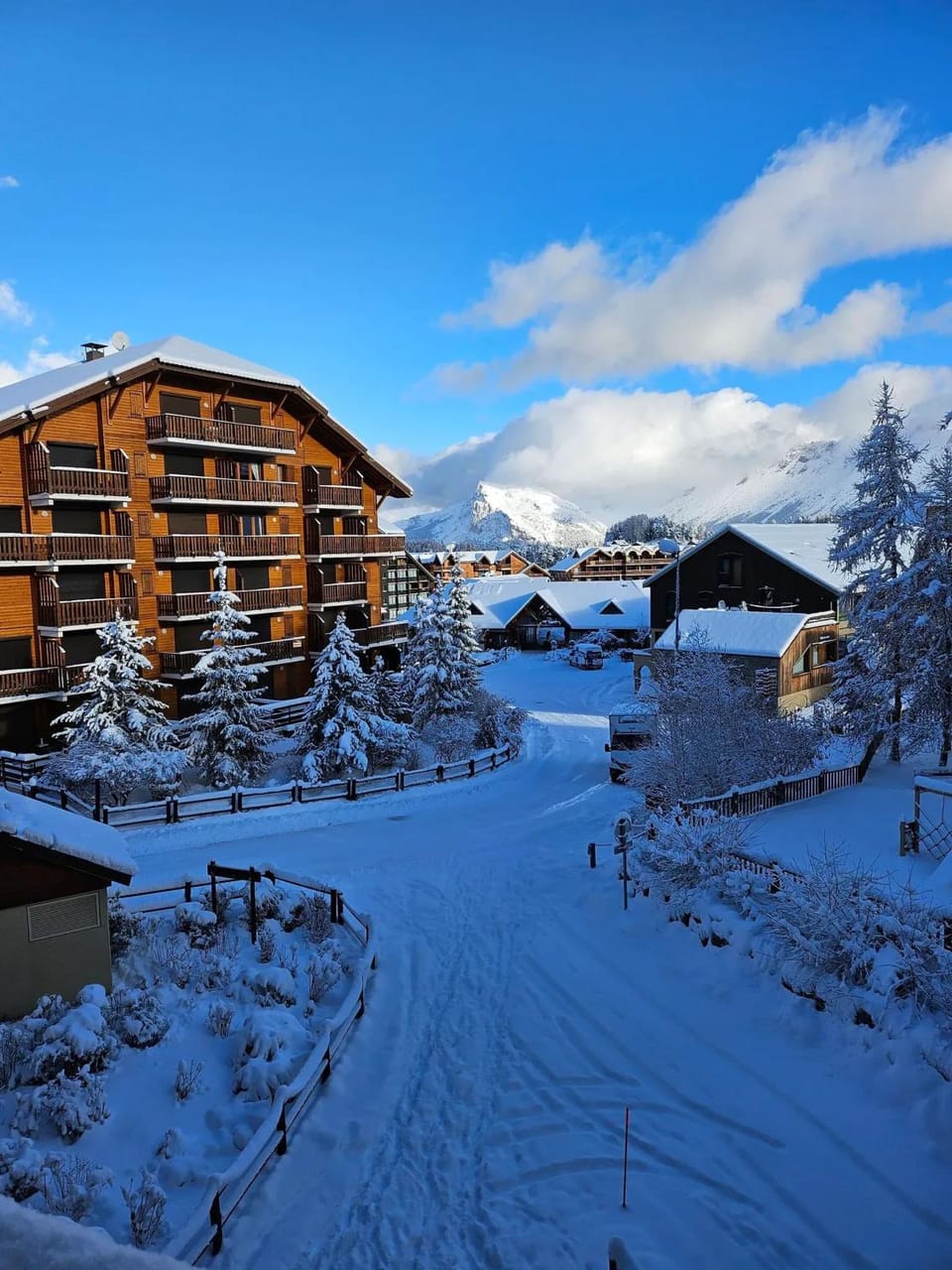 Appartement cosy à Dévoluy avec vue sur la montagne, 26 m². Apartment in Provence-Alpes-Côte d'Azur