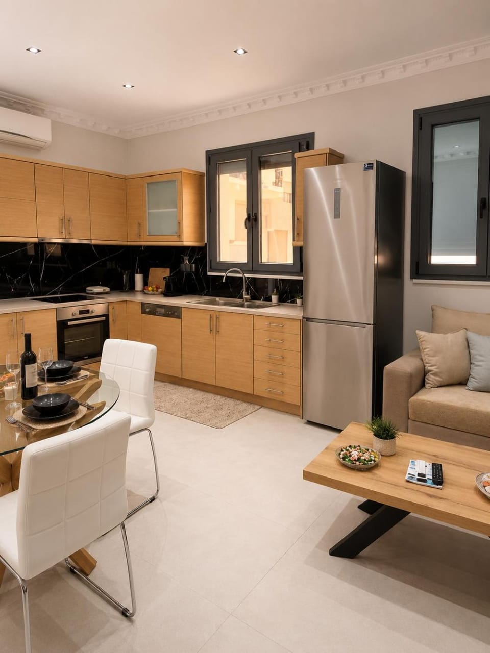 Seating area, Dining area, kitchen