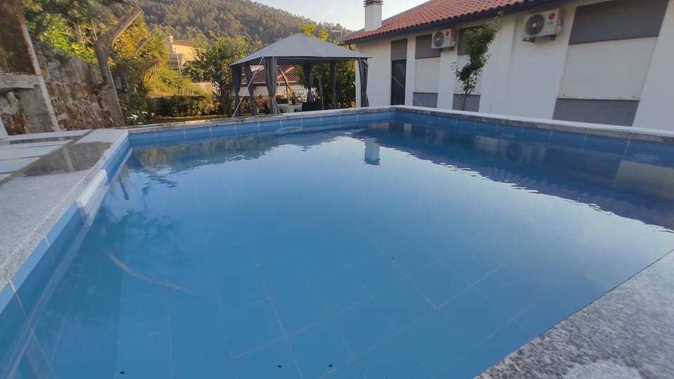 Property building, Pool view, Swimming pool