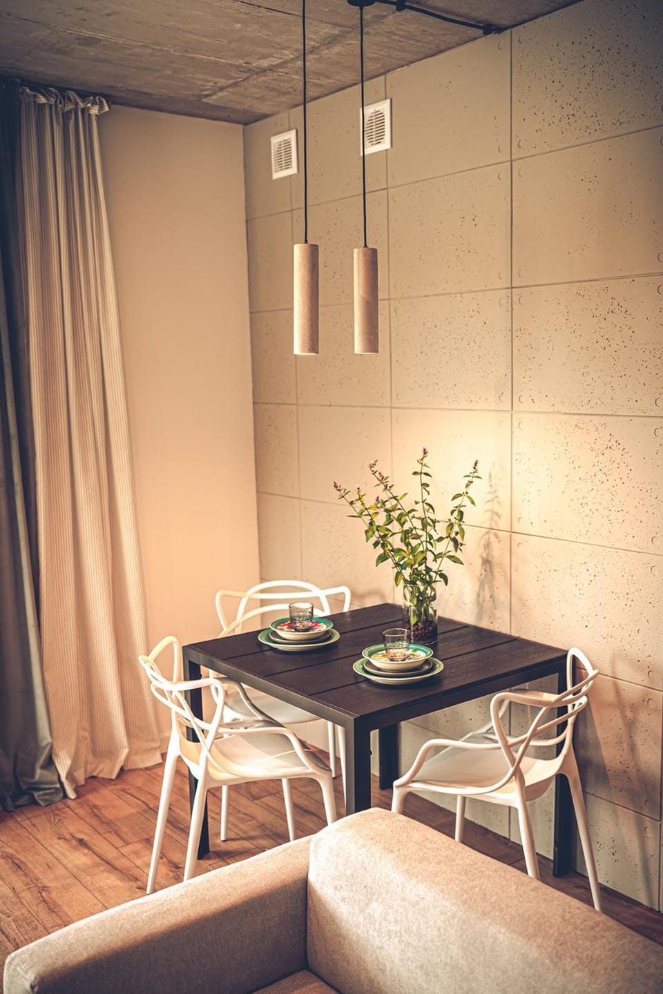 Living room, Seating area, Dining area
