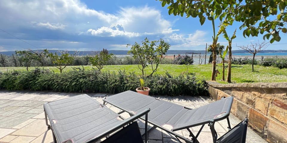 Patio, Natural landscape, Sea view