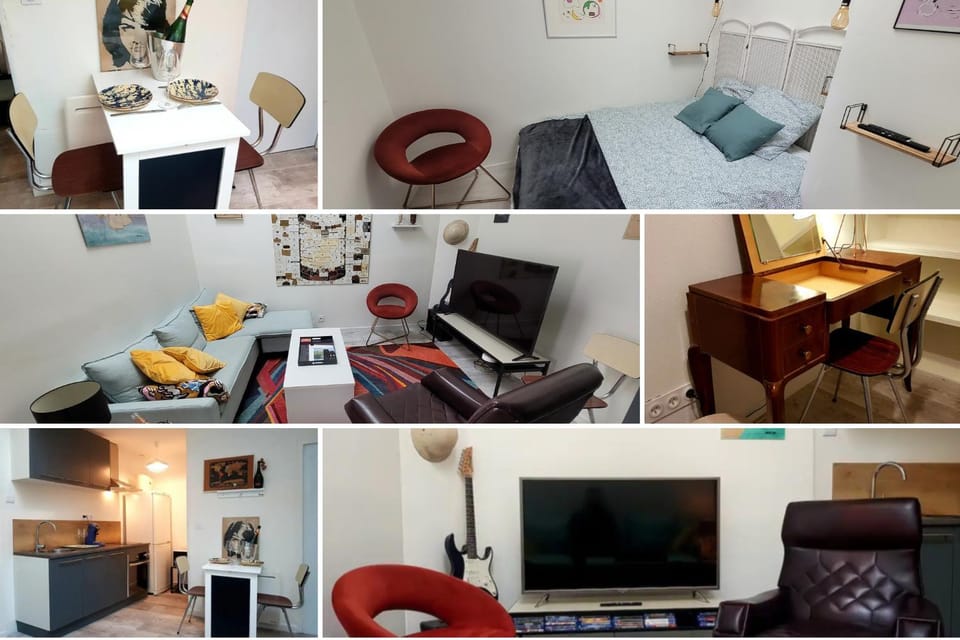 Living room, Seating area, Bedroom, Communal kitchen
