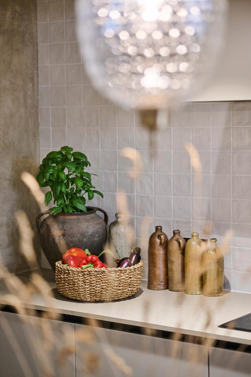 Kitchen or kitchenette, Decorative detail