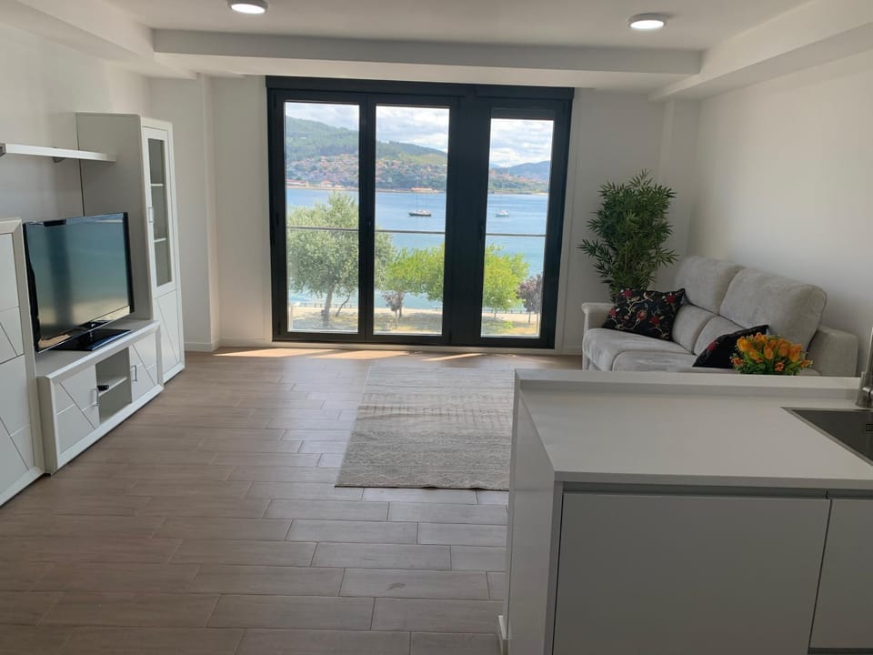 Natural landscape, TV and multimedia, Kitchen or kitchenette, Living room