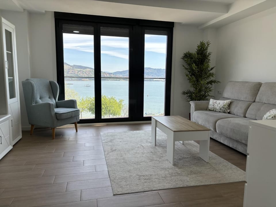 View (from property/room), Living room, Sea view