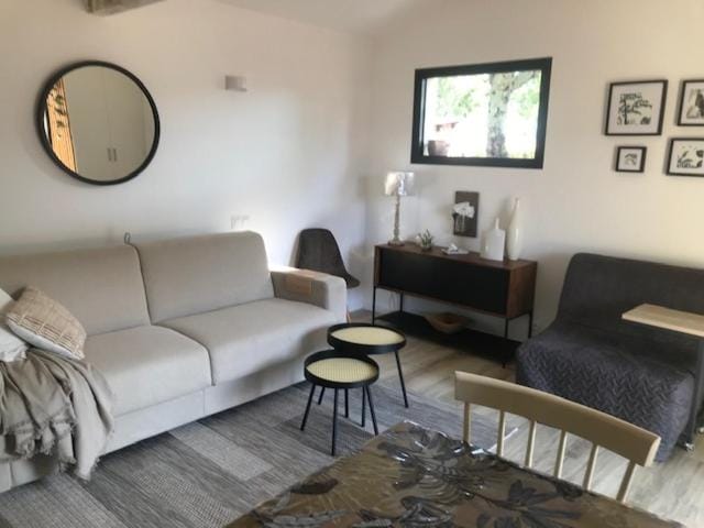 LA BRINDILLE Petit mas provencal meublé de tourisme 3 étoiles 2-3 personnes 1 piece 30 m2 tout confort lisière foret jardin Jacuzzi Piscine Villa in Fayence
