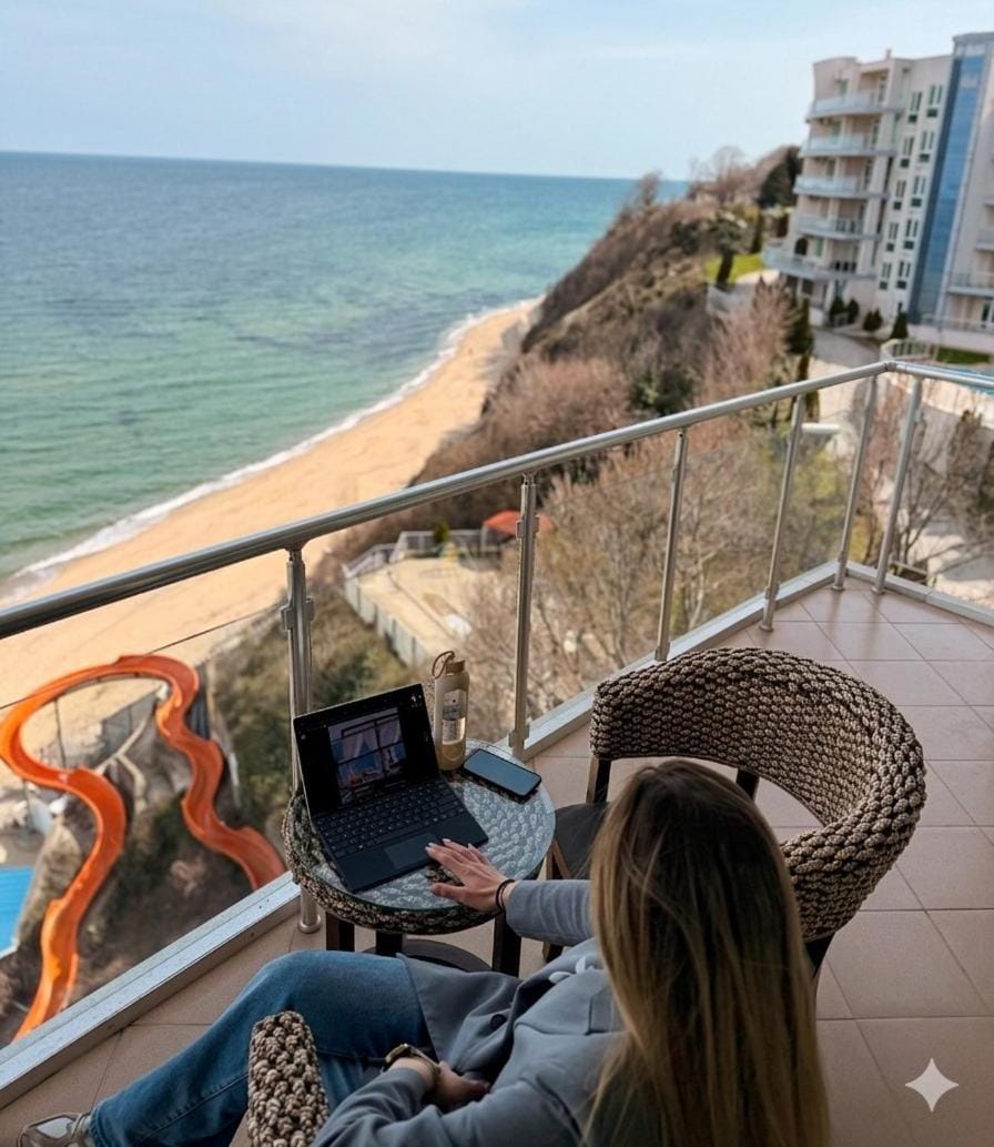 View (from property/room), Balcony/Terrace, Beach, Sea view