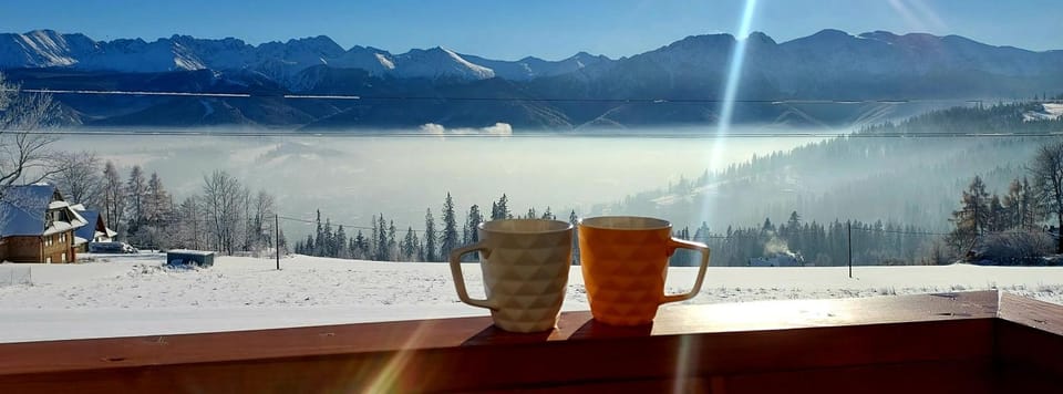 Day, Natural landscape, Winter, Mountain view