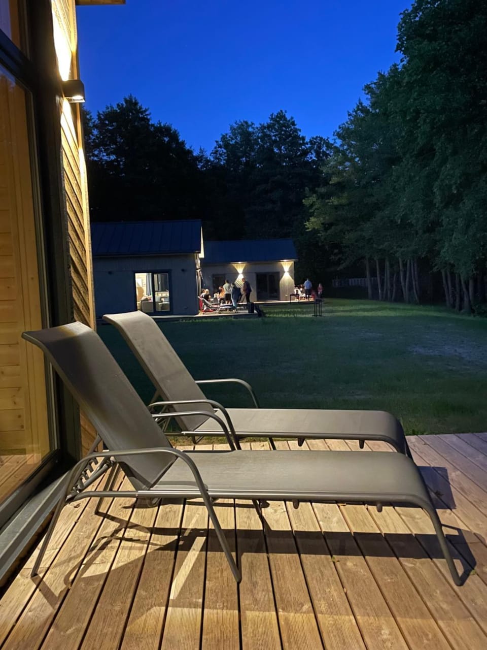 Patio, Night, Garden, Balcony/Terrace, Balcony/Terrace, Garden view, sunbed