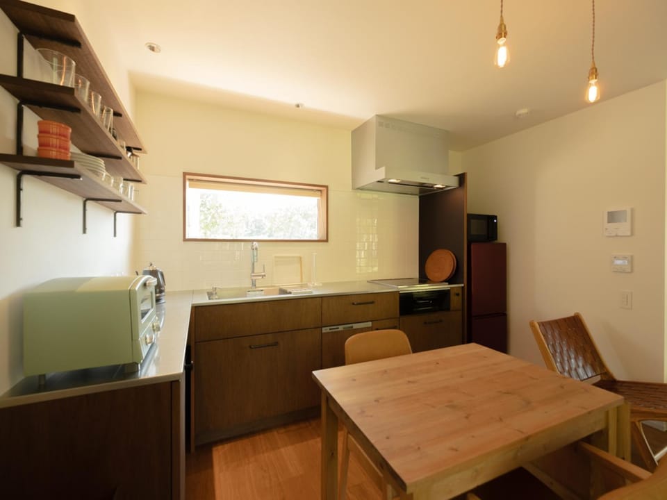 Living room, kitchen