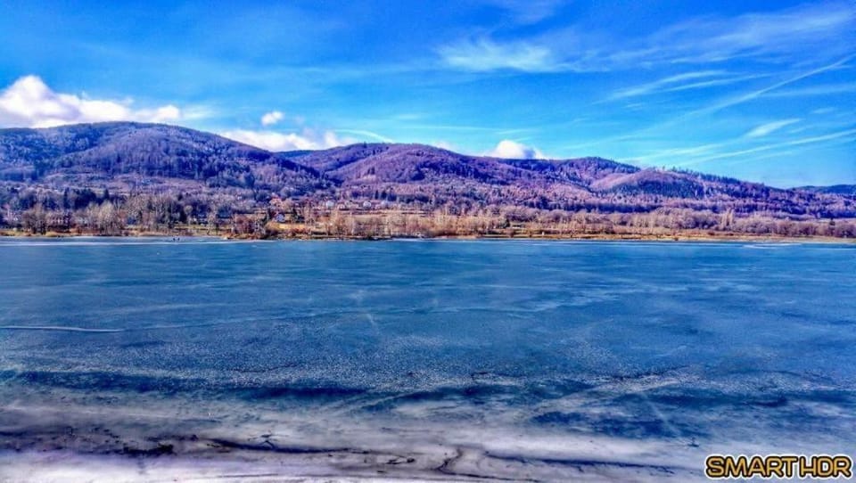 Natural landscape, Beach, Lake view, Mountain view