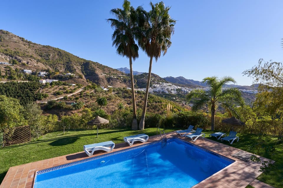 Property building, Living room, Swimming pool