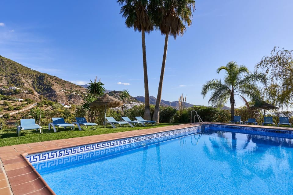 Property building, Living room, Swimming pool
