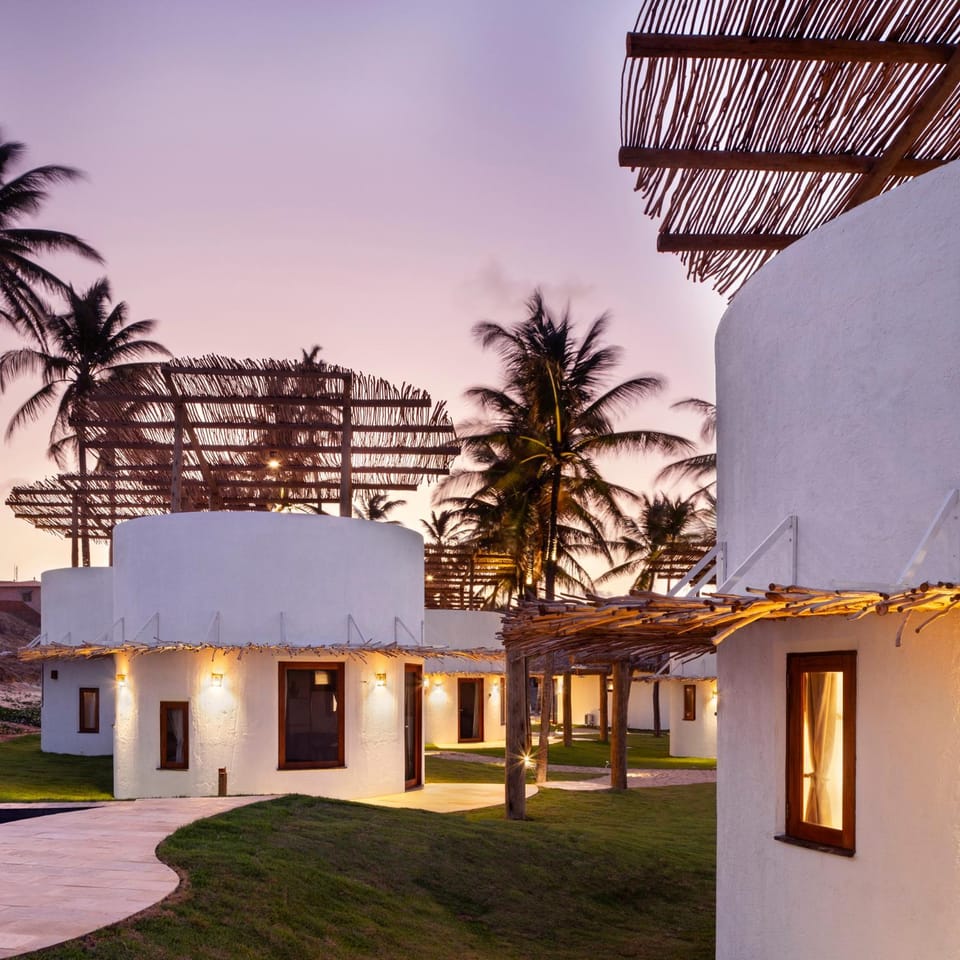Property building, Sunset