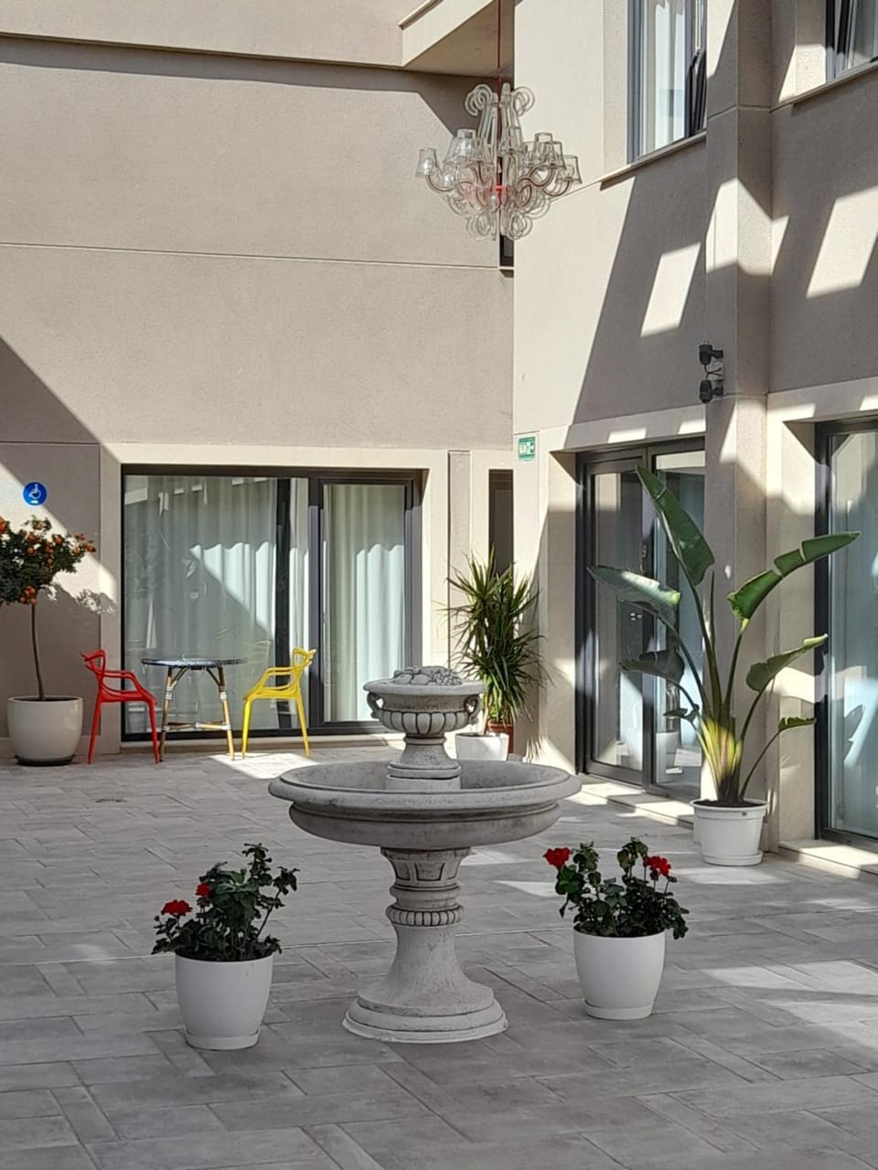 Property building, Patio, Day