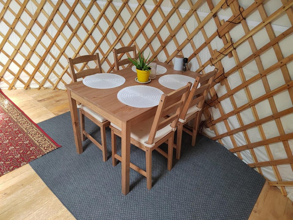 Jurta Ve Hvozdech Luxury tent in South Moravian Region
