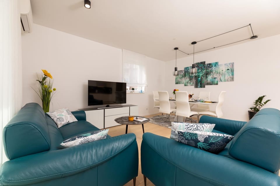 Communal lounge/ TV room, TV and multimedia, Living room, Seating area, air conditioner