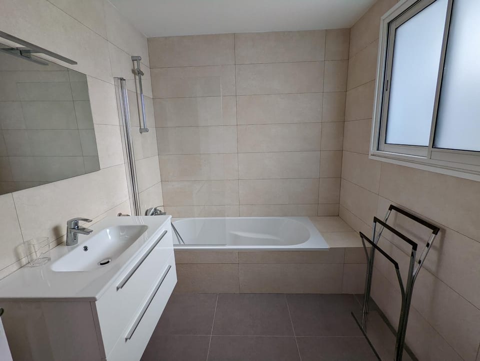 Toilet, Bathroom, Bath, hair dryier, towels