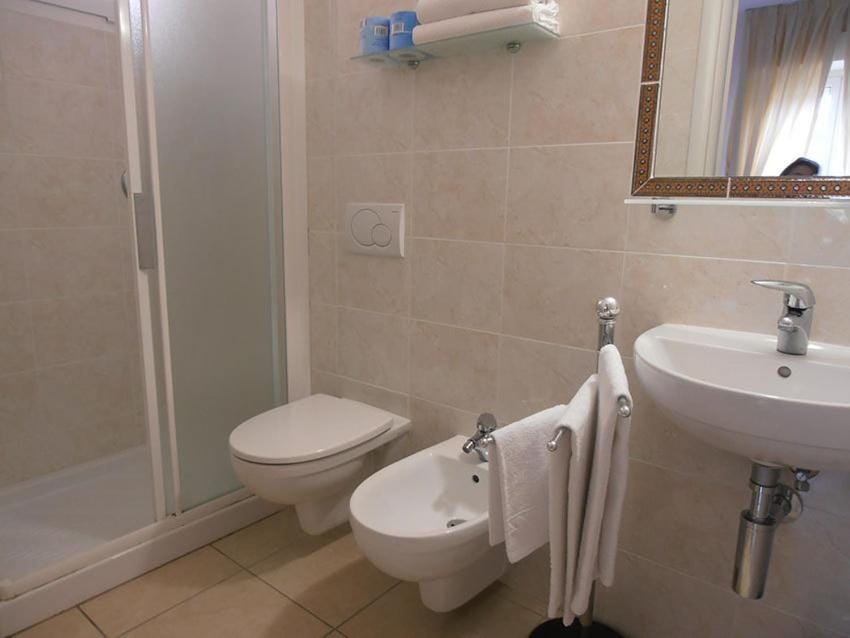 Shower, Toilet, Bathroom, bidet, towels