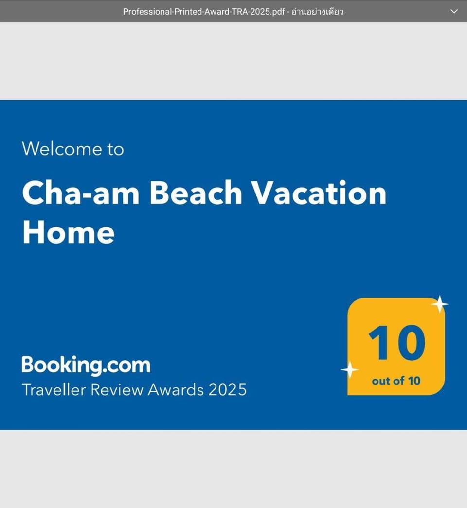Cha-am Beach Vacation Home House in Thailand