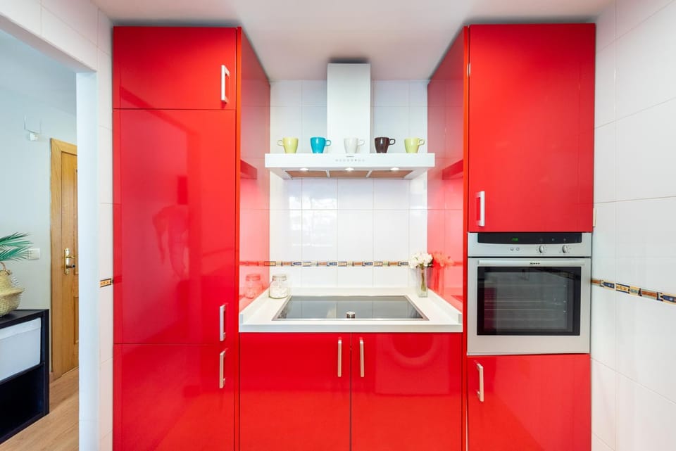 Kitchen or kitchenette, Living room