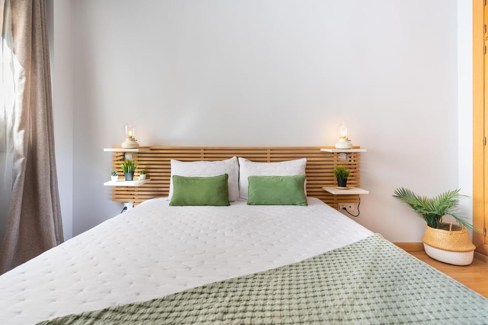 Property building, Living room, Bedroom