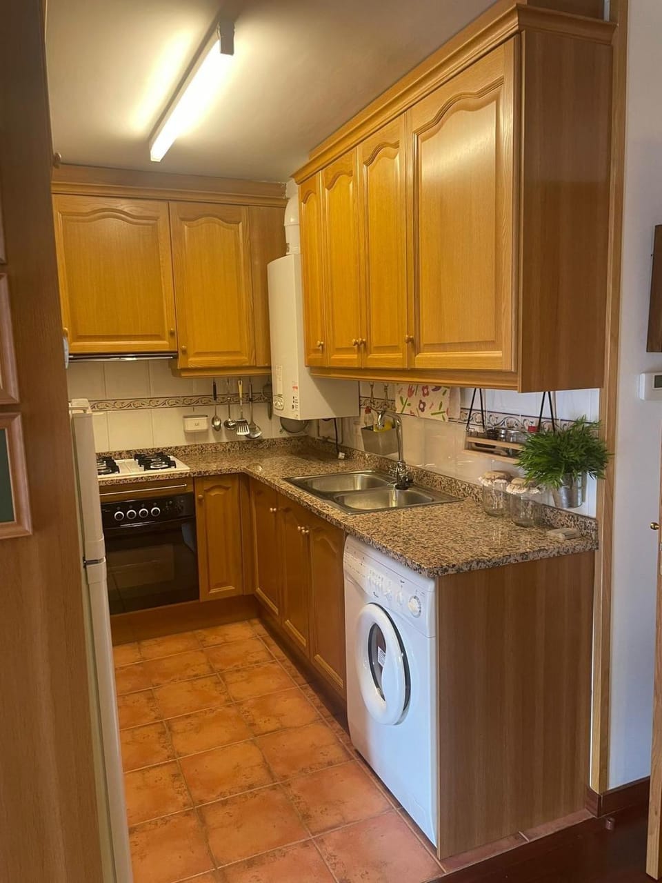 Kitchen or kitchenette, Living room