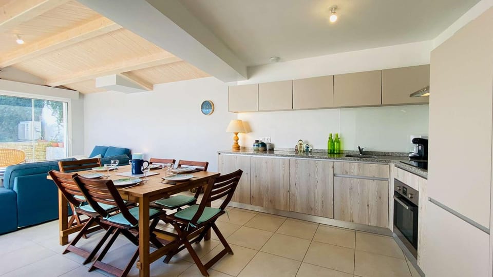 Kitchen or kitchenette, Living room, Seating area, Dining area, dishwasher, oven, stove